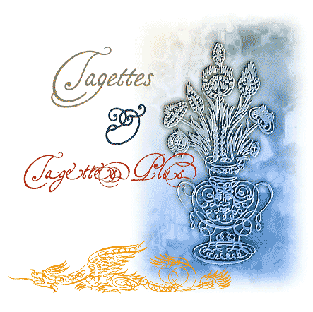 Tagettes font sample